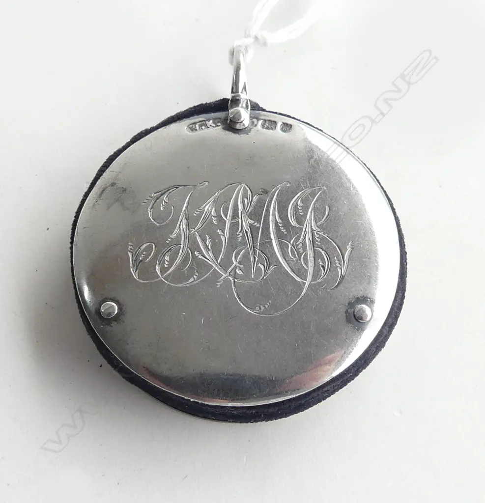 CHATELAINE PINCUSHION, LONDON 1909, William King Stacey, 19gm Image 1++