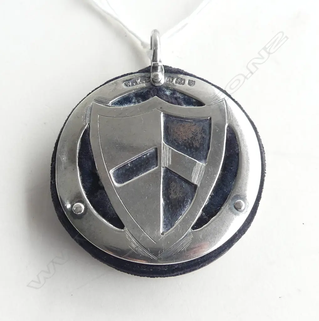 CHATELAINE PINCUSHION, LONDON 1909, William King Stacey, 19gm Image 1++