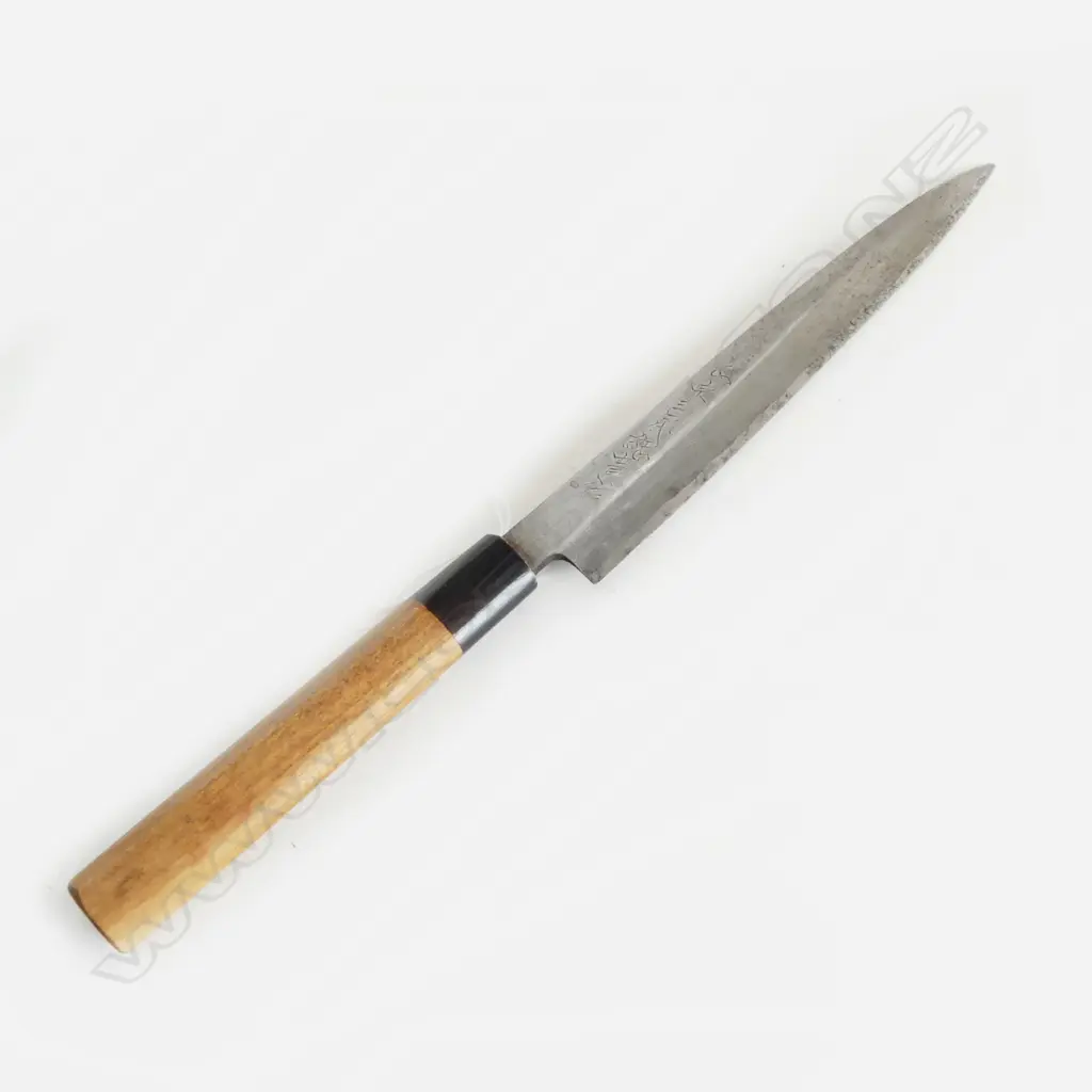 HIGHEST QUALITY HAND FORGED SIGNED JAPANESE CHEFS KNIFE L370MM Image 1++