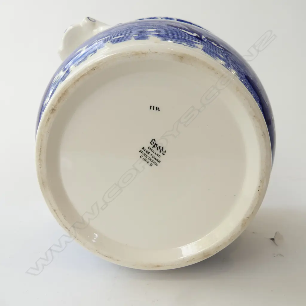 SPODE BLUE TOWER JARDINERE / ICE BUCKET H.165mm Image 1++