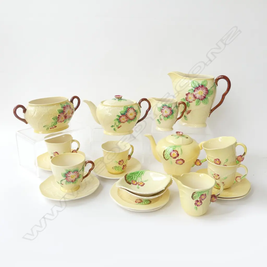 ASST. YELLOW CARLTON WARE; TEA SETS ETC Image 1++