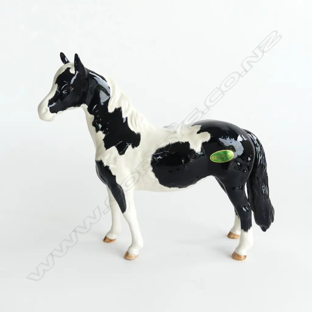 BESWICK HORSE 'pinto piebald pony' H.163mm Image 1++