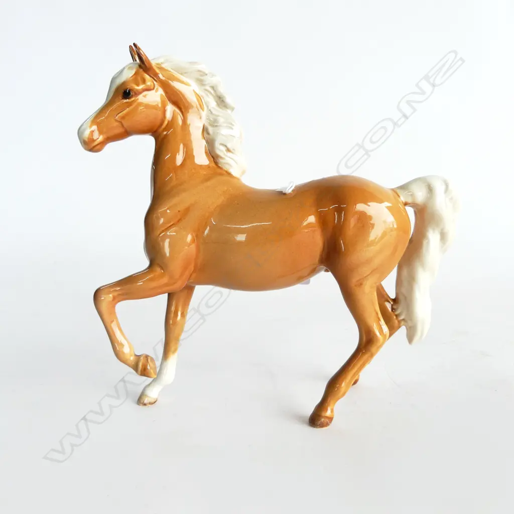 BESWICK HORSE PRANCING ARAB PALOMINO H.173mm Image 1++
