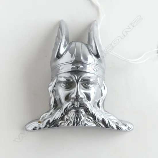 VINTAGE ROVER P4 CAR RADIATOR VIKING MASCOT HOOD BADGE H.95mm