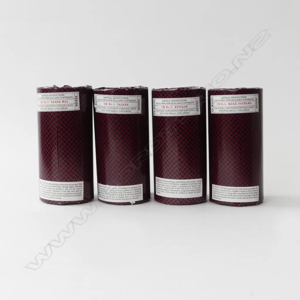 4 TUBES OF IMPERIAL PRODUCTION N.Z. COLLECTORS FIGURES Image 1++