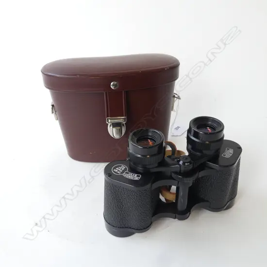 PR CARL ZEISS 'JENA' BINOCULARS IN LEATHER CASE