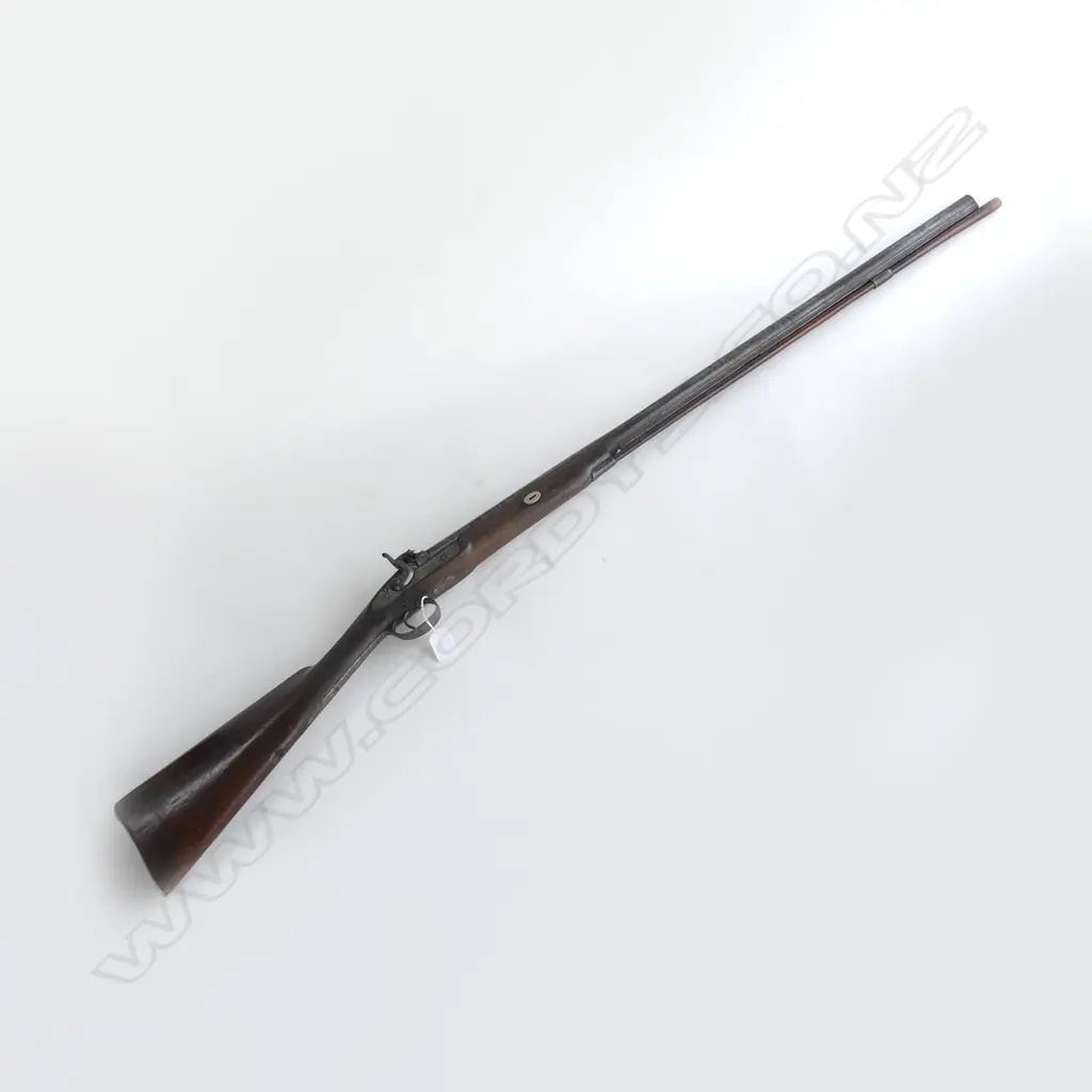 ANTIQUE BORE PERCUSSION CAP SINGLE BARREL RIFLE L.1290mm Image 1++