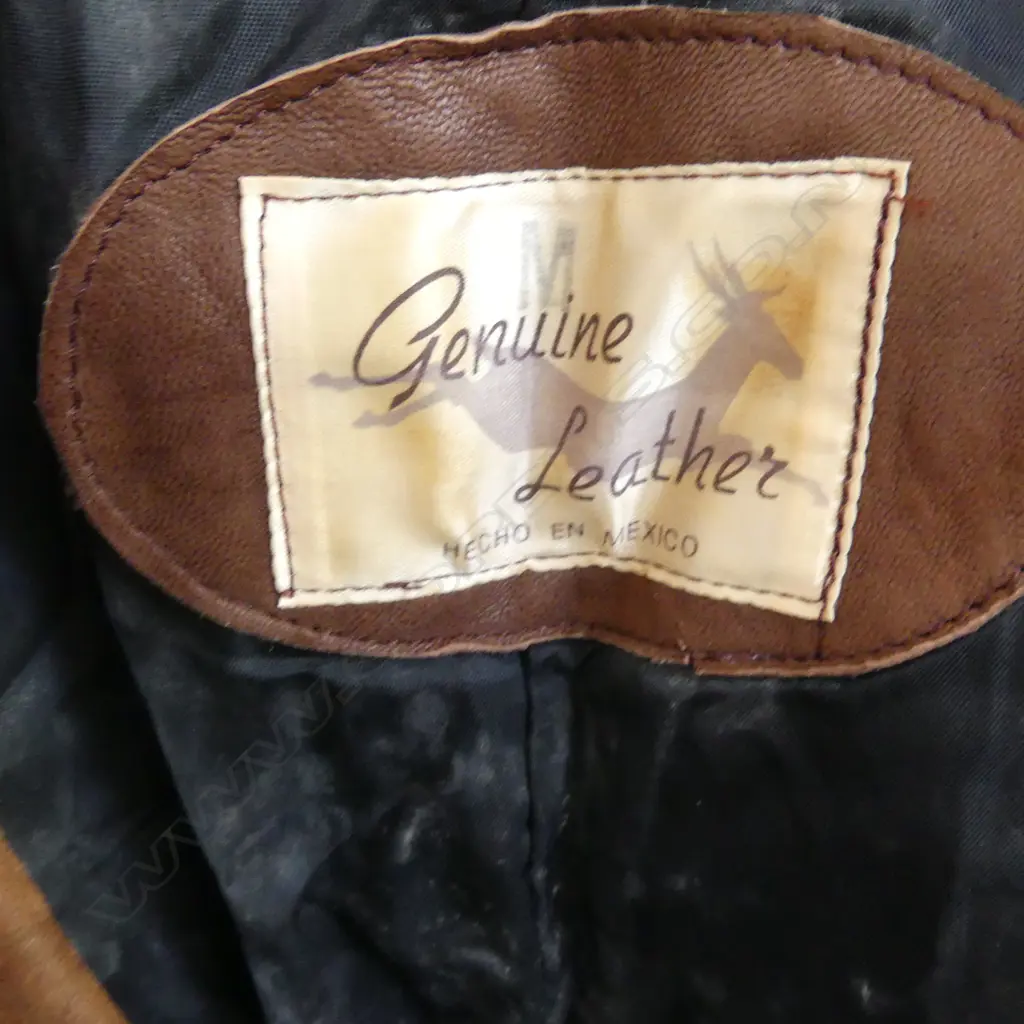 LEATHER JACKET (AUBURN BROWN) Image 1++