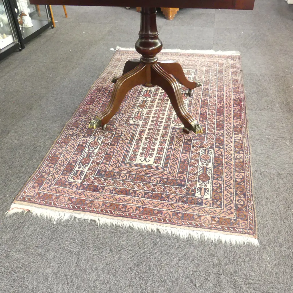 HAND KNOTTED ALL WOOL RUG 1700x960mm Image 1++