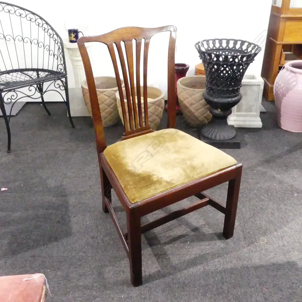 ANTIQUE MAHOGANY DINING CHAIR Image 1++