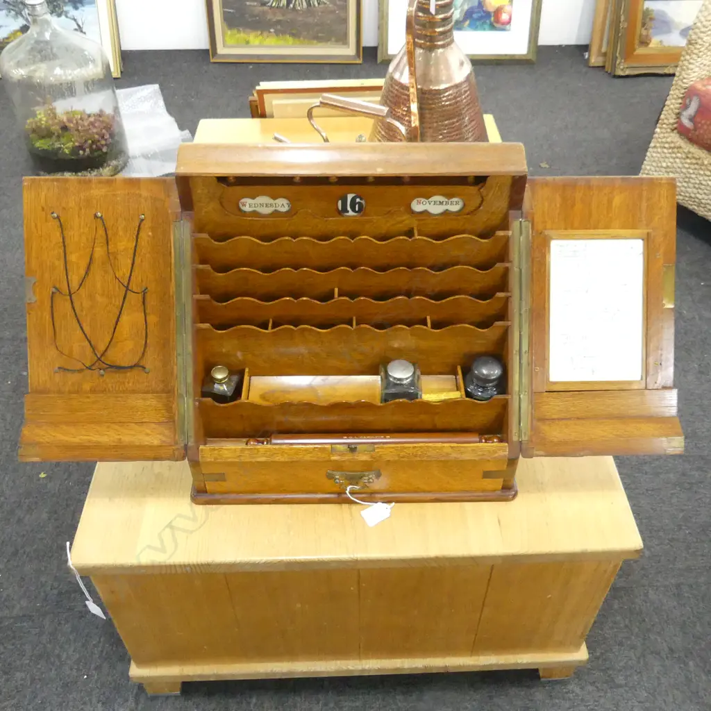 ANTIQUE OAK COMPENDIUM 425x275x370mm Image 1++