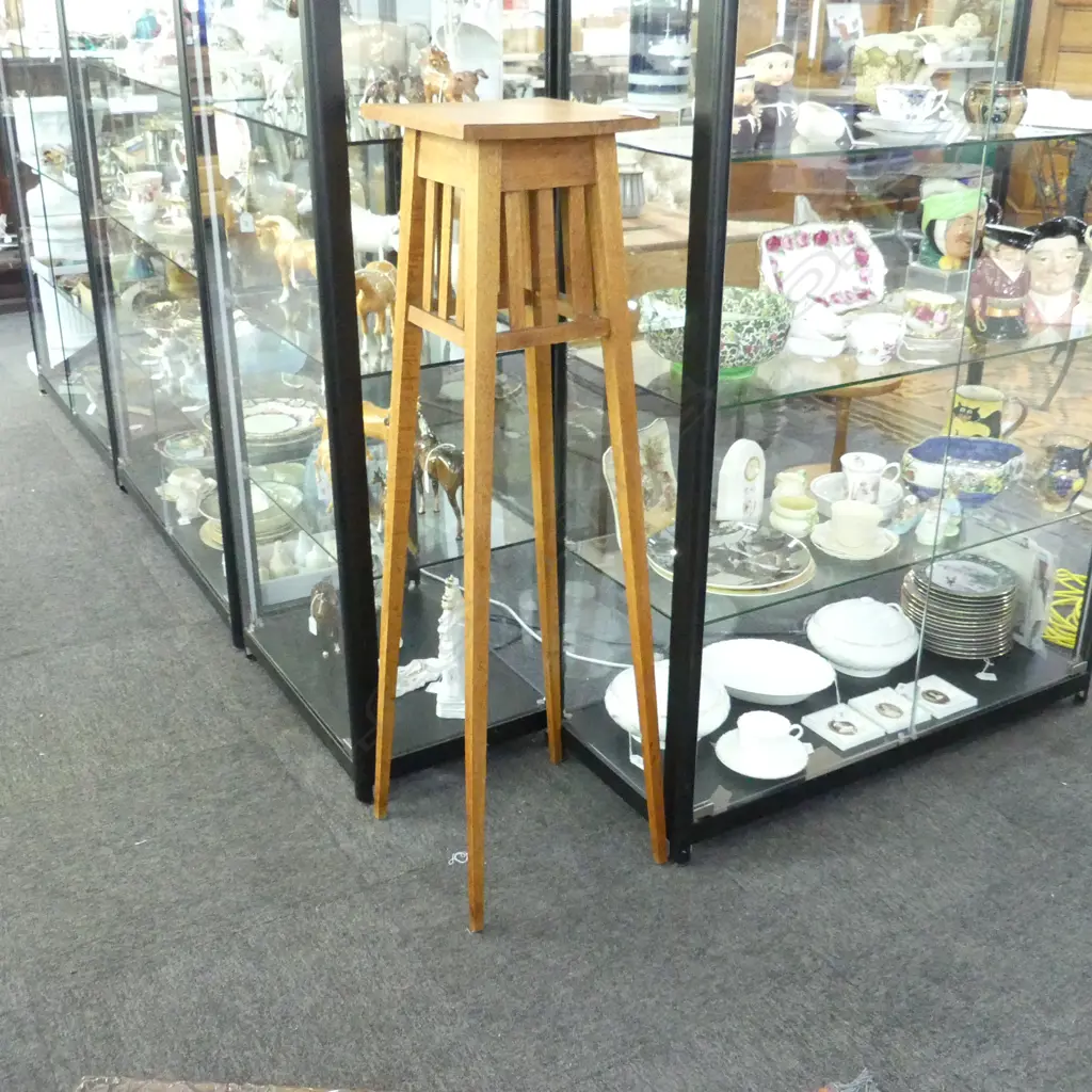 OAK PLANT STAND H.1150mm Image 1++
