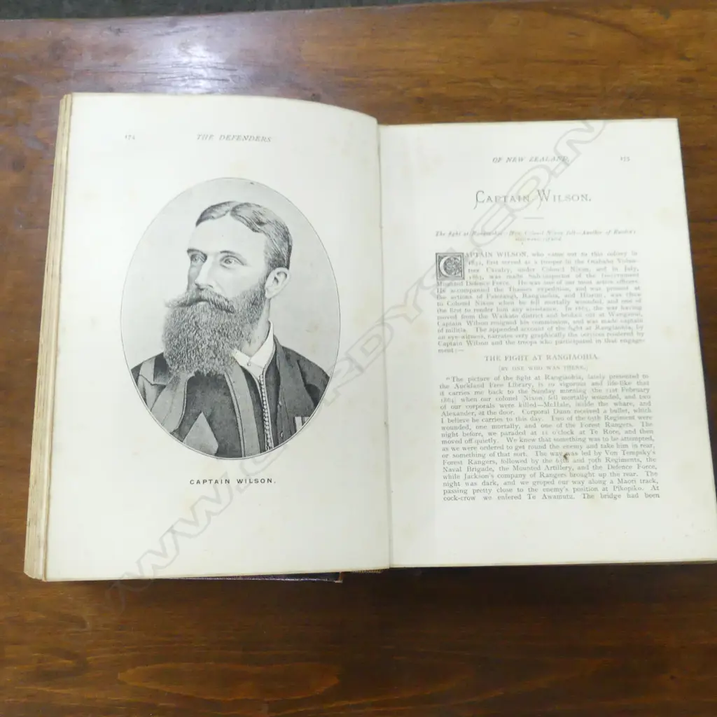 BOOK; DEFENDERS OF NZ & MAORI HISTORY OF THE WAR, GUDGEON 1887 Image 1++