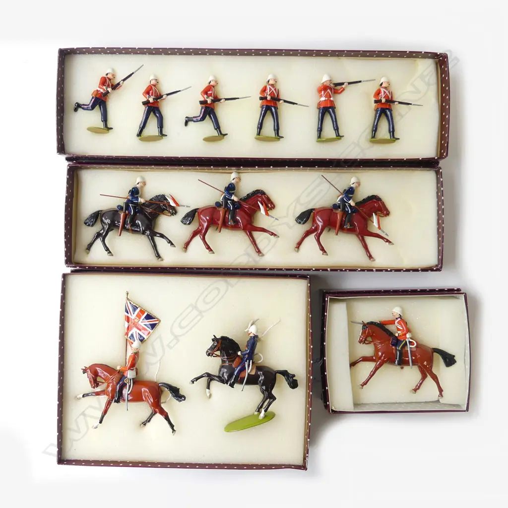 4 BOXED IMPERIAL PRODUCTION N.Z. 'ZULU WAR' COLLECTORS FIGURES Image 1++