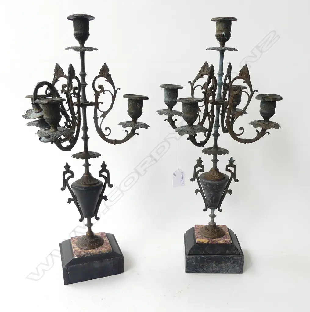 PR ANTIQUE CANDELABRAHS H.445mm (1 AF) Image 1++