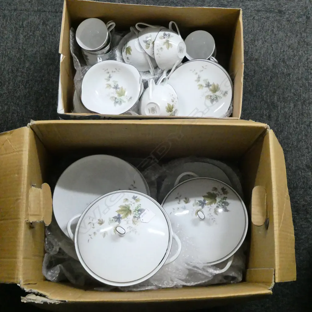 50PC NORITAKE ROYAL CERAMICS 'DEAUVILLE' DINNER SERVICE Image 1++