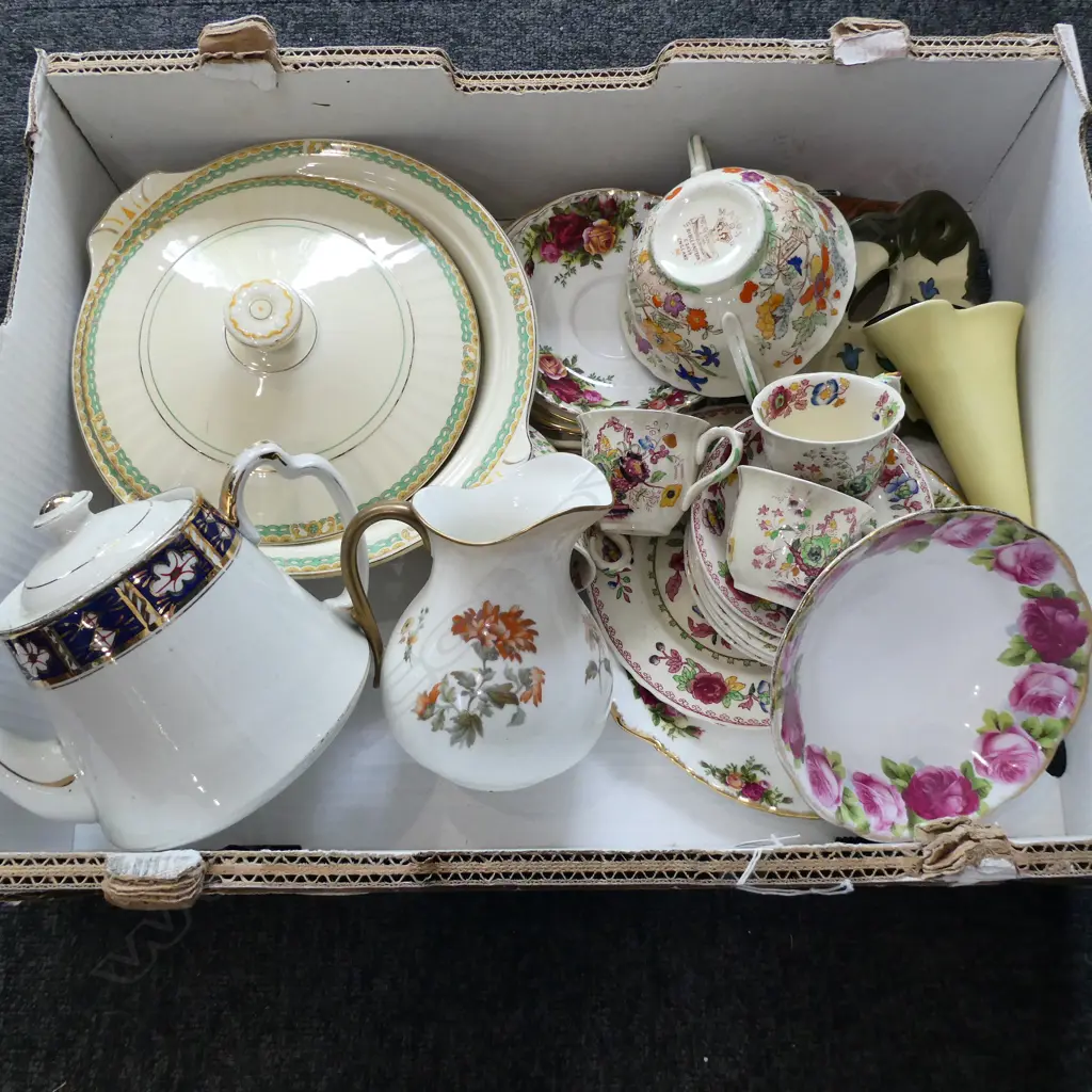 ASSTD. CHINA – WALL POCKETS, MASONS, ROYAL DOULTON JUG, ROYAL ALBERT ETC Image 1++