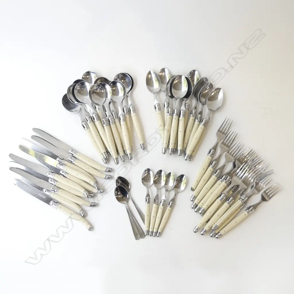 ASSORTED FRENCH LAGUIOLE CUTLERY - IVORY COLOUR. SOME AF Image 1++