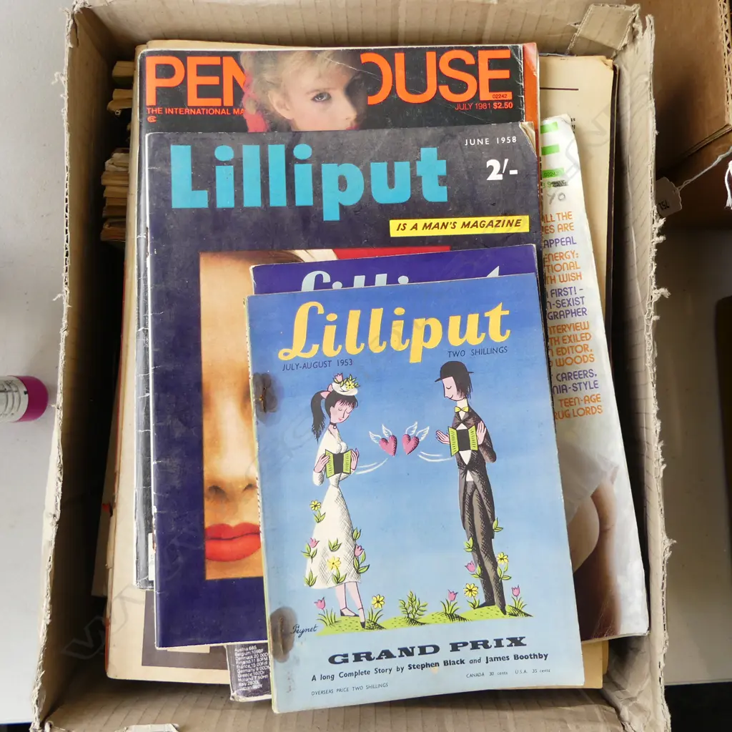 VINTAGE MENS MAGAZINES; LILLIPUT ETC Image 1++