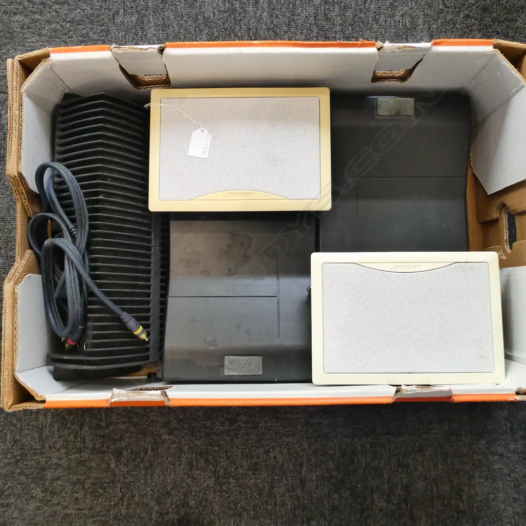 TWO BOSE IN WALL OR CEILING SPEAKERS & AMPLIFIER Image 1++