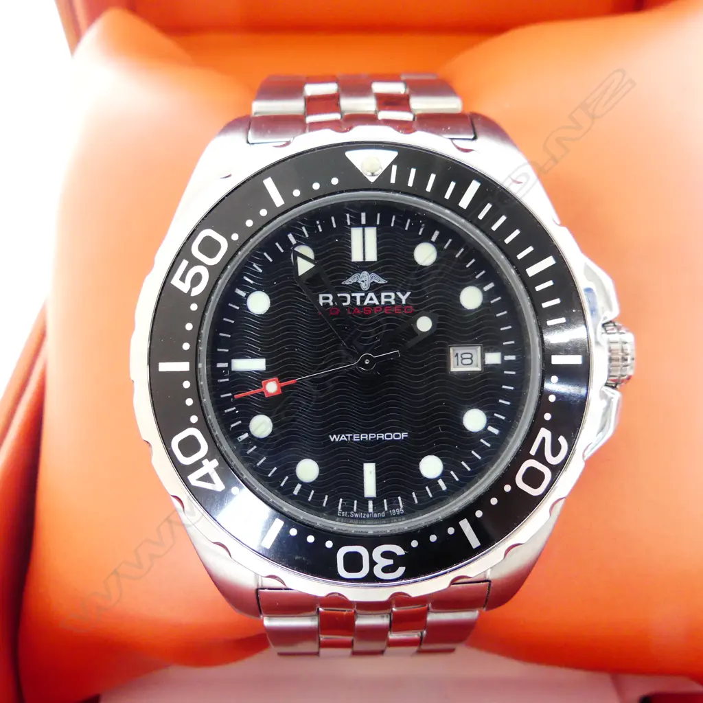 A GENTS ROTARY AQUASPEED WRIST WATCH (not running)  Image 1++