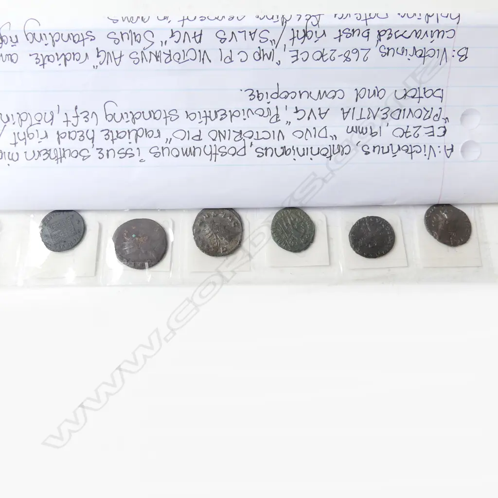 6 ROMAN COINS; VICTORINUS, GALLIENUS ETC Image 1++