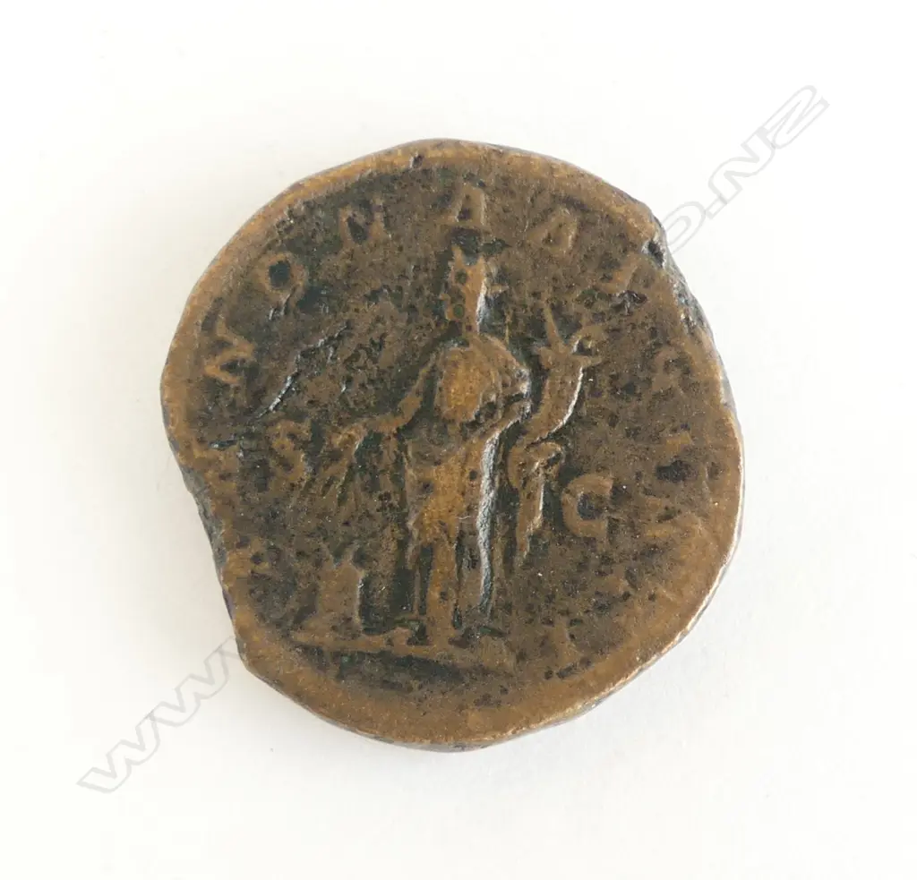 ROMAN COIN SEVERUS ALEXANDER SESTERTIUS AD.222-235 ANNONA AUGUSTI Annona standing Image 1++