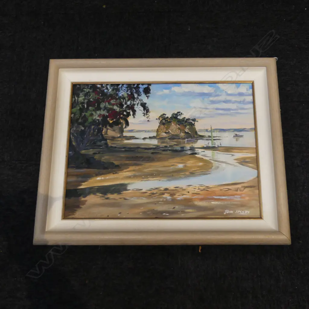 JOHN SPEEDY, SEASCAPE, OIL ON BOARD 410x540mm Image 1++