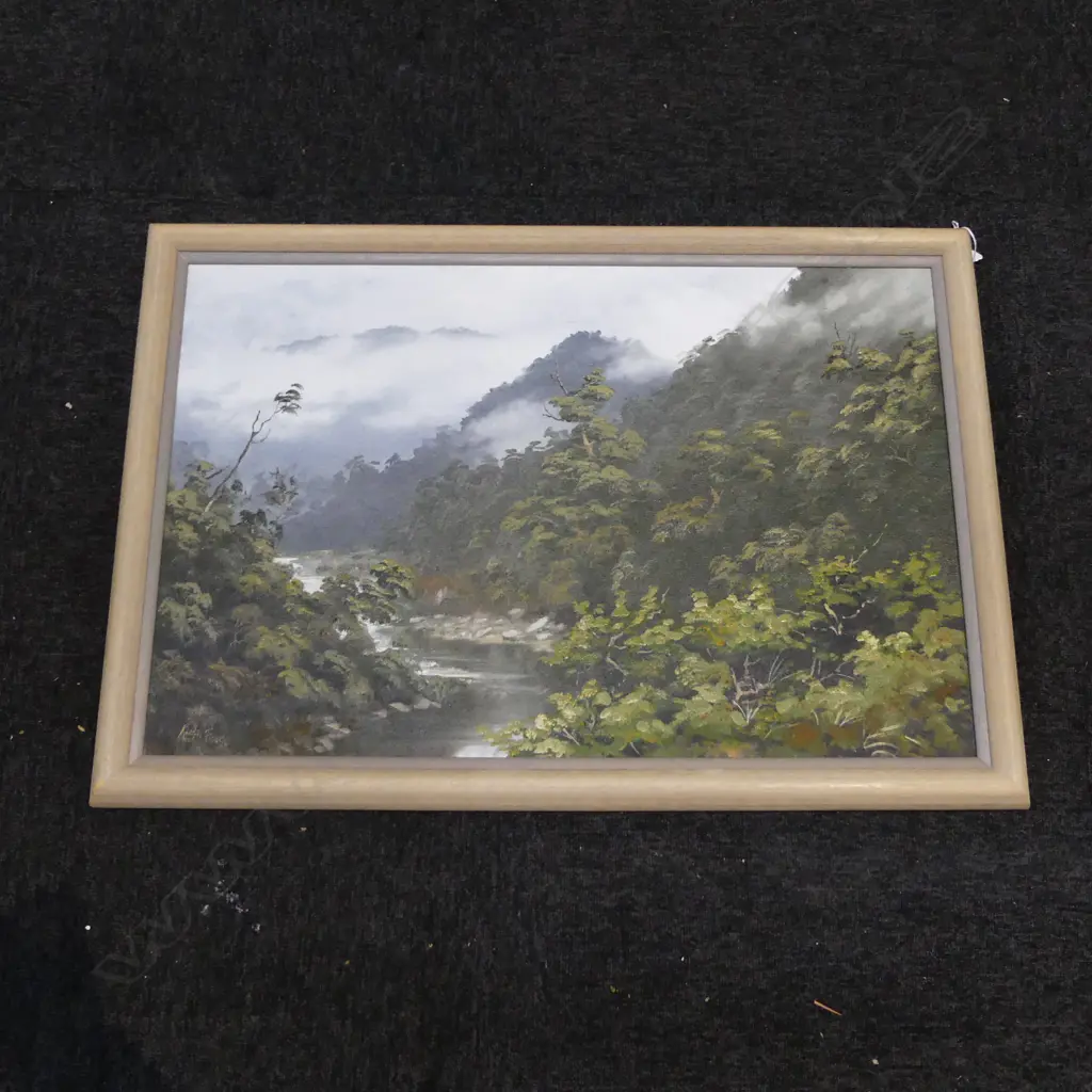 RANDALL FROUDE, BUSH LANDSCAPE, OIL ON CANVAS, 495x755mm Image 1++