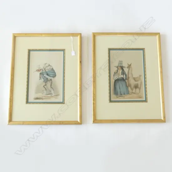 PR A. A. BONNAFFE PRINTS OF PERUVIAN COSTUME 370x240mm