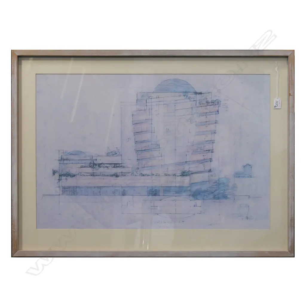 FRANK LLOYD WRIGHT GUGGENHEIM PRINT 505x775mm Image 1++