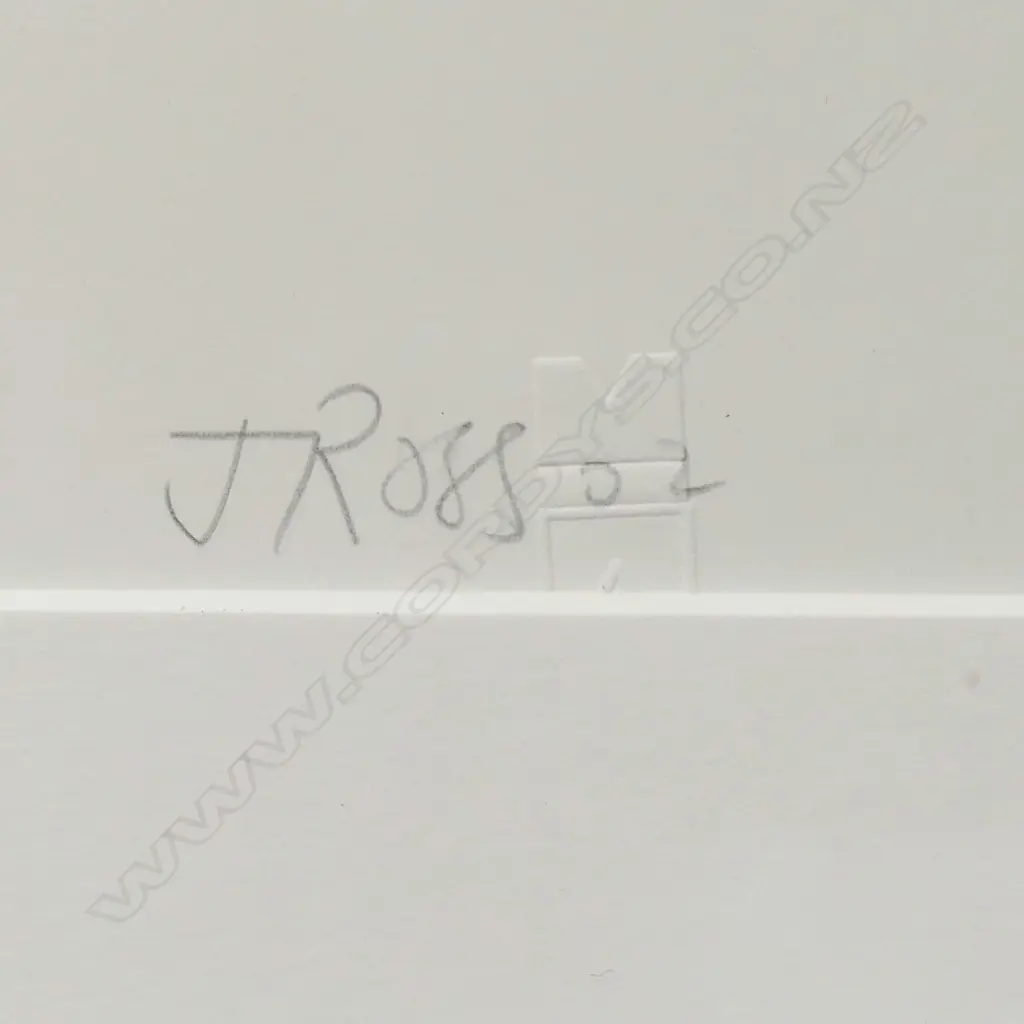 JAMIE ROSS 'ARCADE + SQUARE (FOG)' PRINT SIGNED & DATED '02 730x530m Image 1++