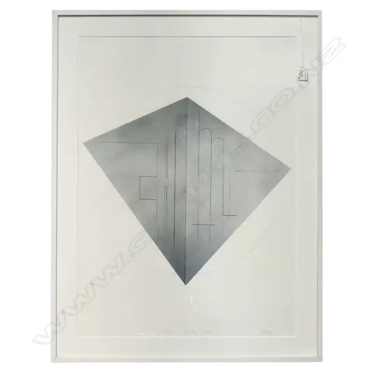 JAMIE ROSS 'ARCADE + SQUARE (FOG)' PRINT SIGNED & DATED '02 730x530m