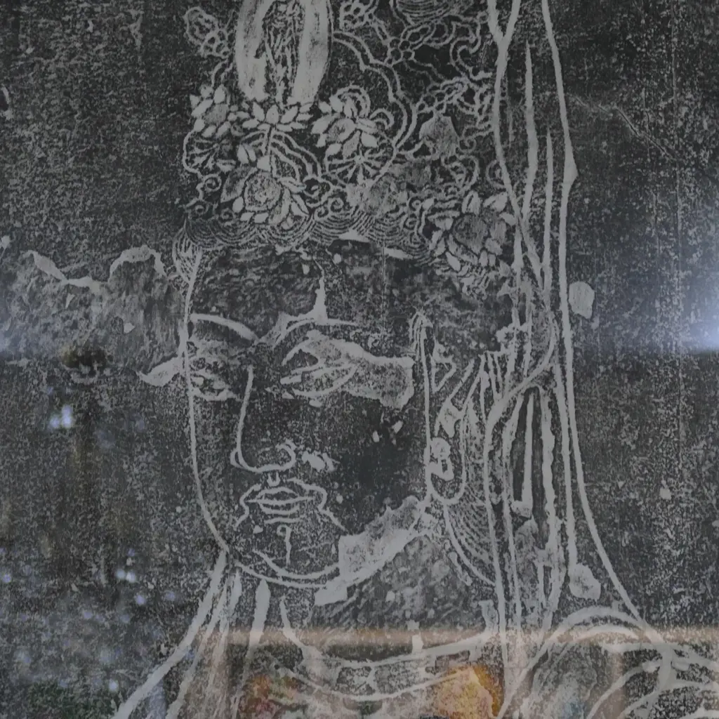 CHINESE GUANYIN ARTWORK 1360x900mm Image 1++