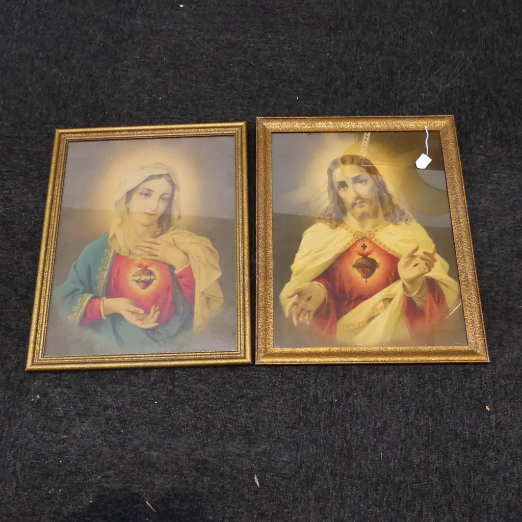 JESUS & MARY PRINTS 495x375mm Image 1++