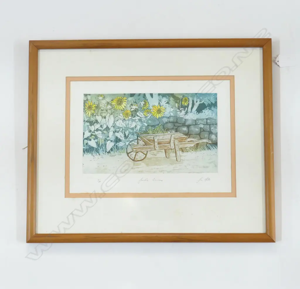 JAN MILLER 'JACK'S BARROW' ETCHING 7/80 SIGNED, 200 x 280mm Image 1++