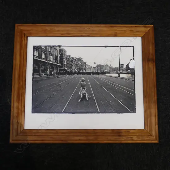 B/W DUTCH STREET PHOTO PRINT 400x500mm