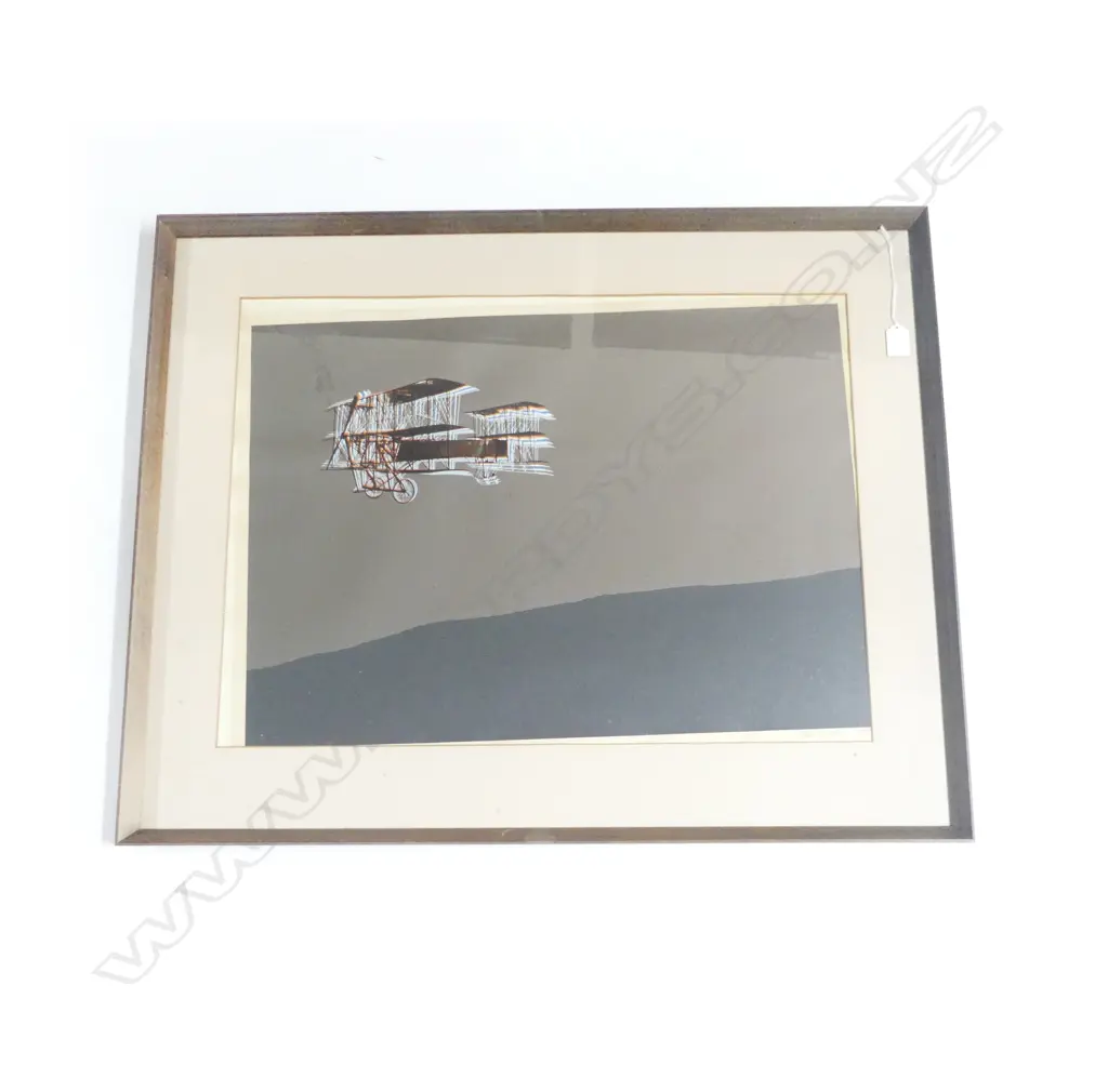 TED DUTCH (1928-2008) 'FLYING MACHINE' 1973, SIGNED, 500 x 650mm Image 1++