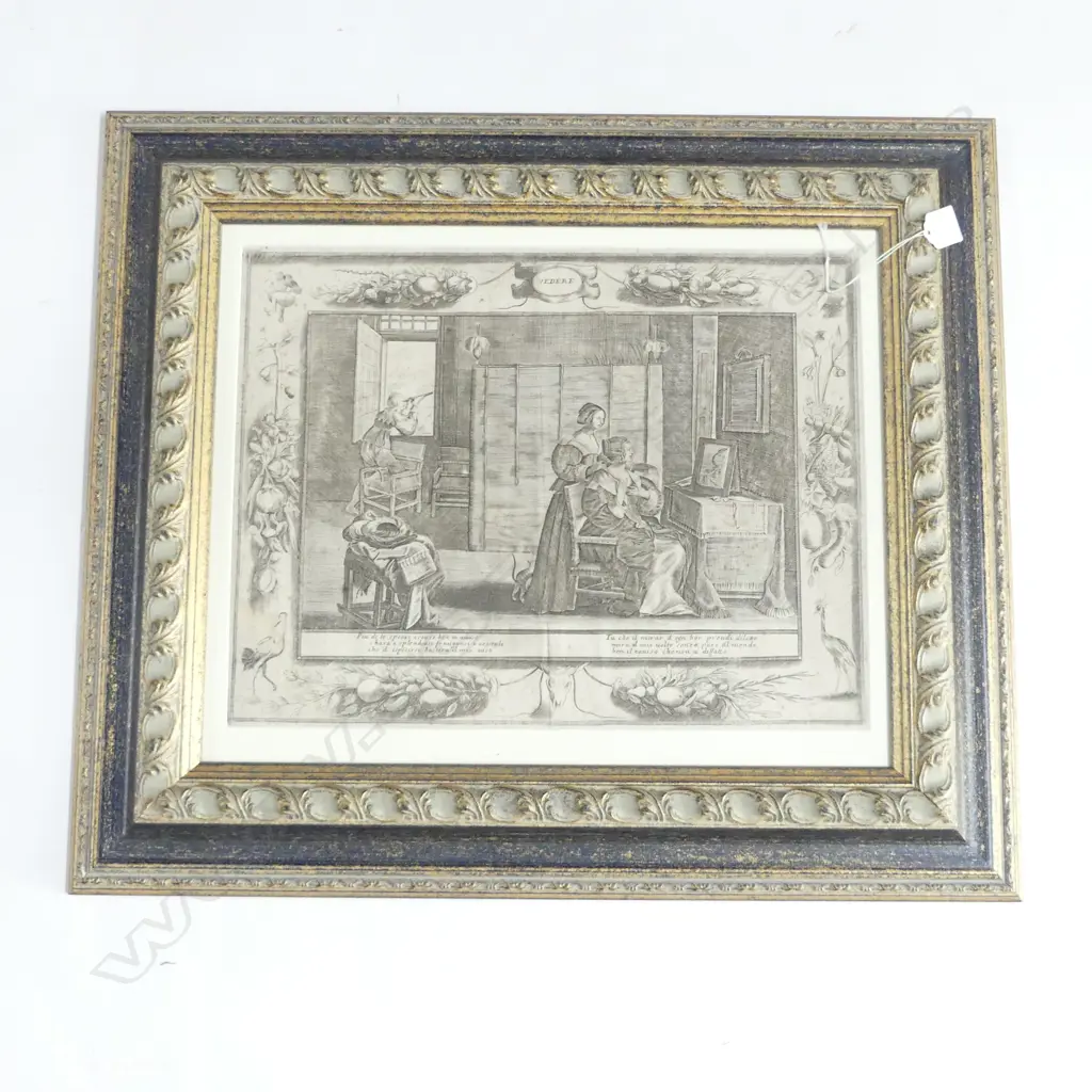 ANTIQUE ETCHING, 315x400mm Image 1++