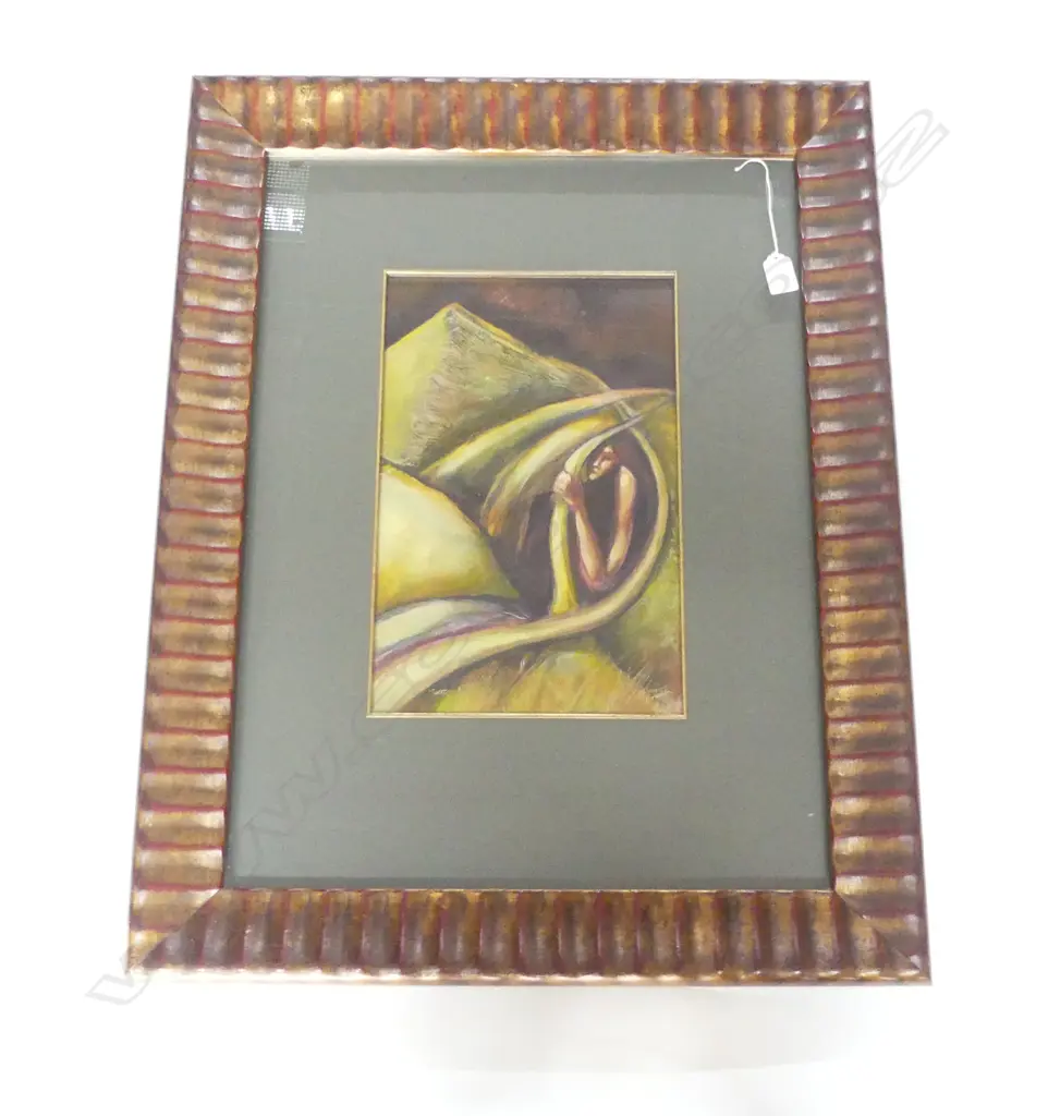 HAYLEY BROWN 'BURROW',  ACRYLIC ON BOARD, 380 x 240mm (760 x 590mm in frame) Image 1++