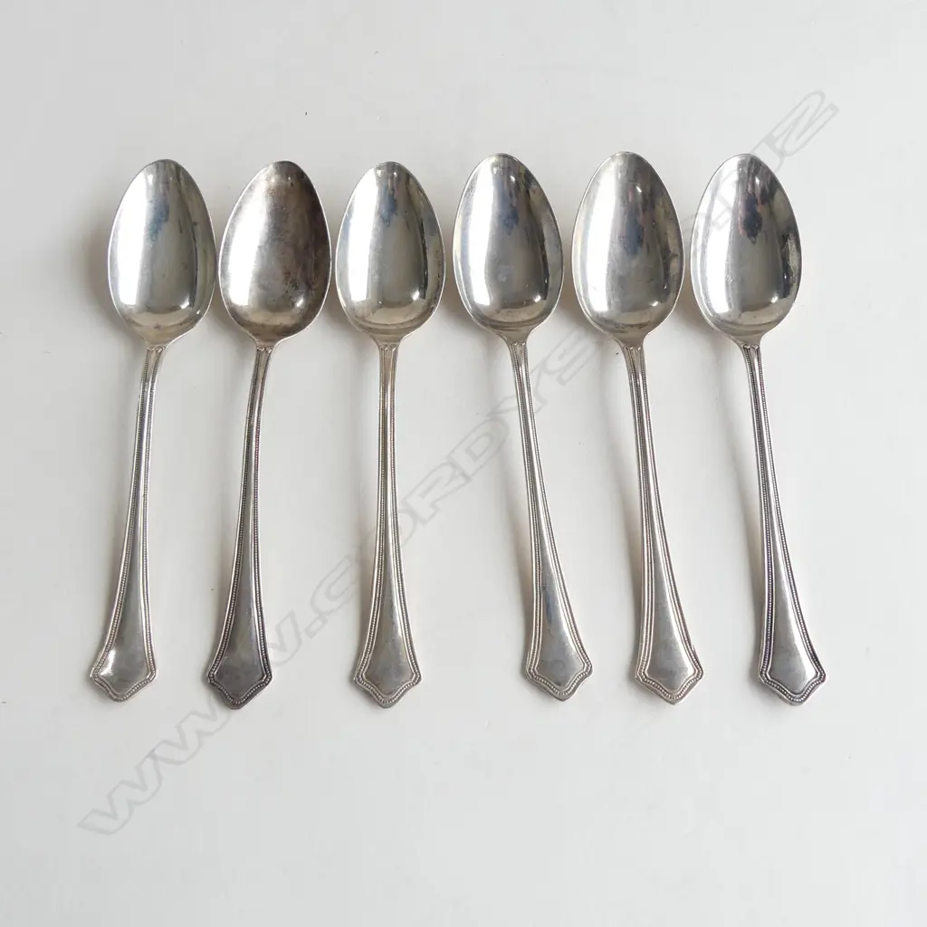 SET OF 6 S/SILVER COFFEE SPOONS  56GMS Image 1++
