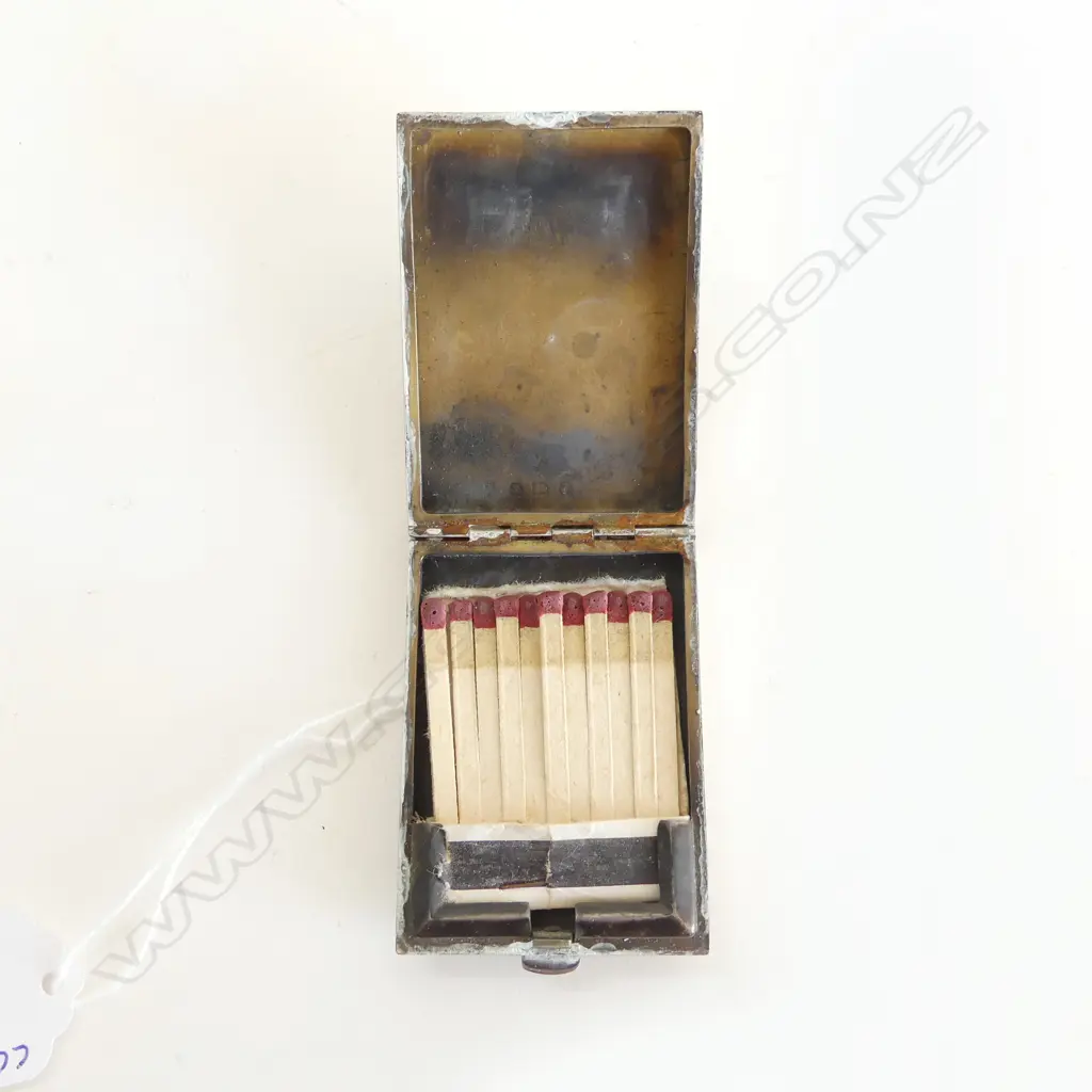 S/SILVER MATCH BOX HOLDER  42GMS Image 1++