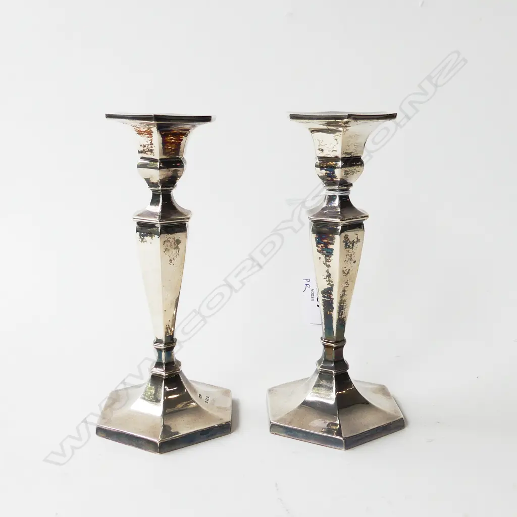 PR STG SILVER CANDLESTICKS H.175mm Image 1++