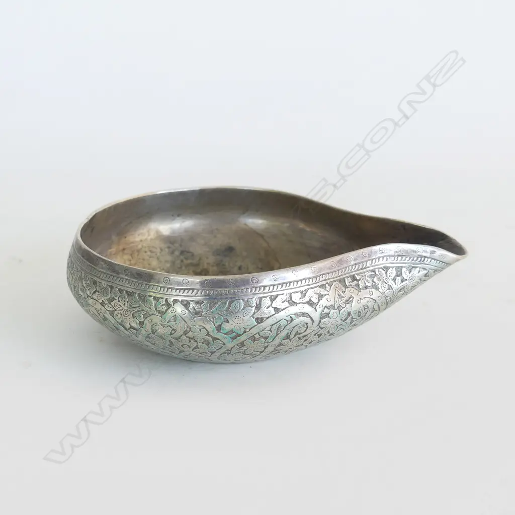 ISLAMIC SILVER PAP BOAT DIA100MM 99GMS Image 1++