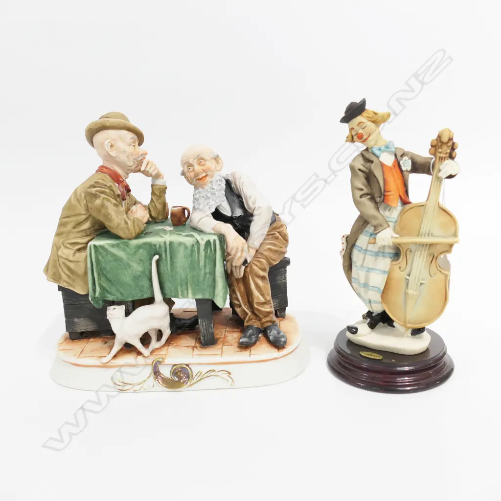 2 CAPODIMONTE STYLE FIGURINES H.200mm Image 1++