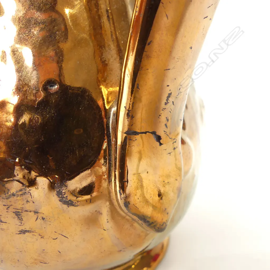 OLD ENGLISH LATE 19THC LUSTRE JUG, H.180mm Image 1++