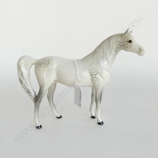 BESWICK HORSE 'DAPPLE GREY' restored ears H.163mm