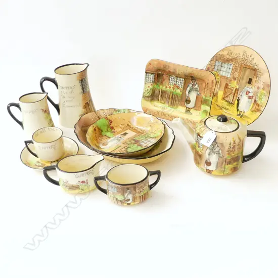 11 PCES ROYAL DOULTON GAFFERS
