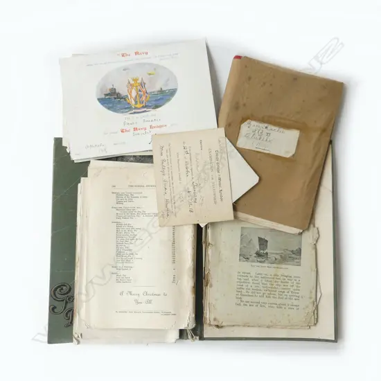 WW1 ALBUM OF NZ SCHOOL JOURNALS & EPHEMERA