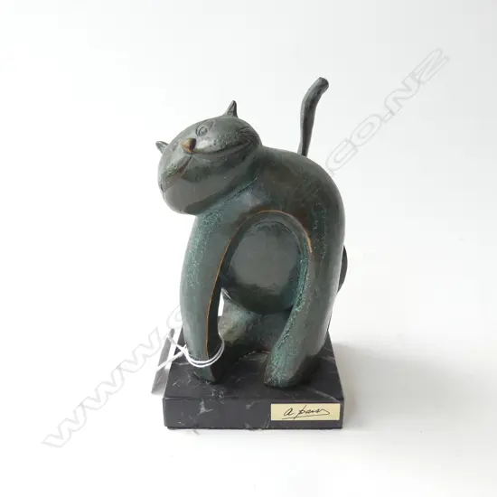 SPANISH BRONZE CAT H.165mm
